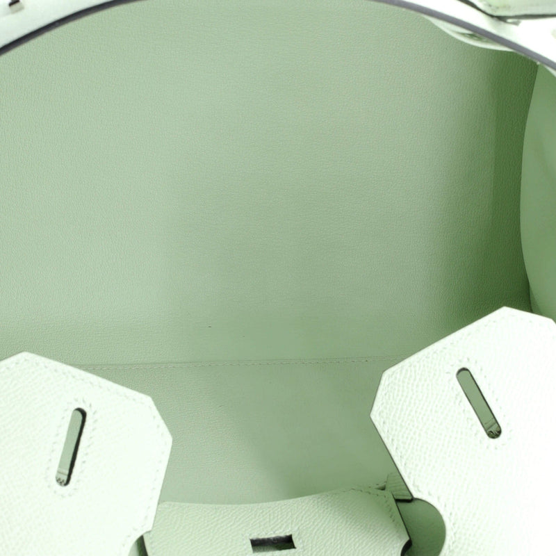 Hermes Birkin Sellier Bag Vert Fizz
