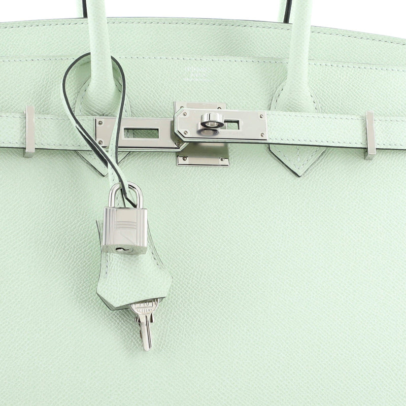 Hermes Birkin Sellier Bag Vert Fizz