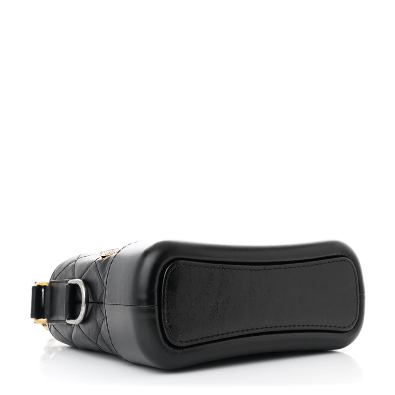 Chanel Aged Calfskin Quilted Charms