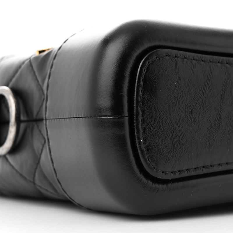 Chanel Aged Calfskin Quilted Charms