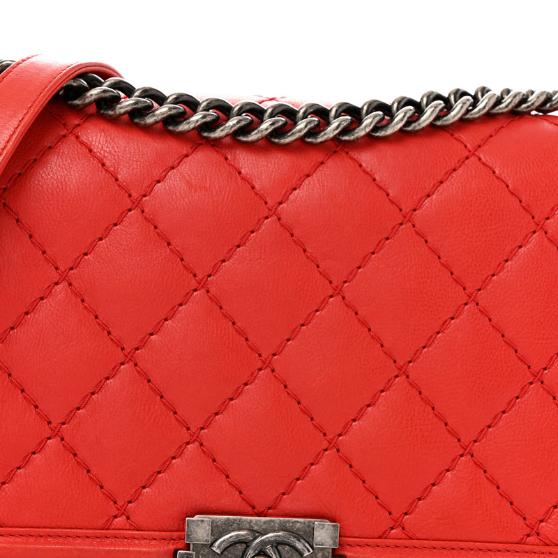 Chanel Calfskin Double Stitch New Medium
