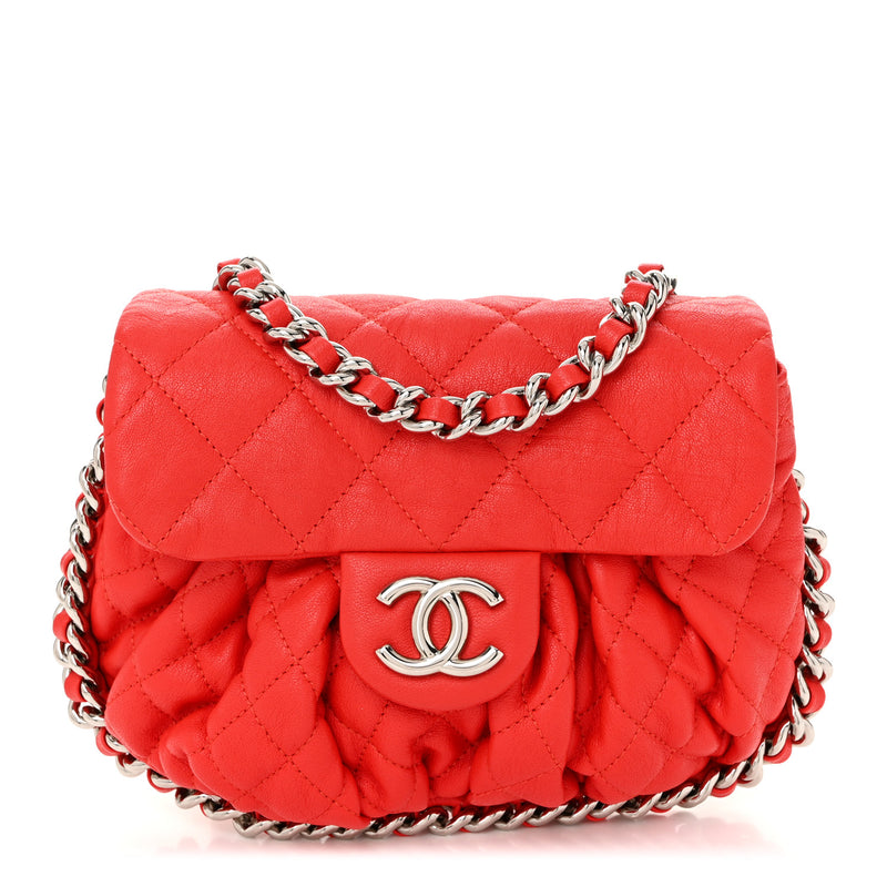 Chanel Washed Lambskin Mini Chain Around