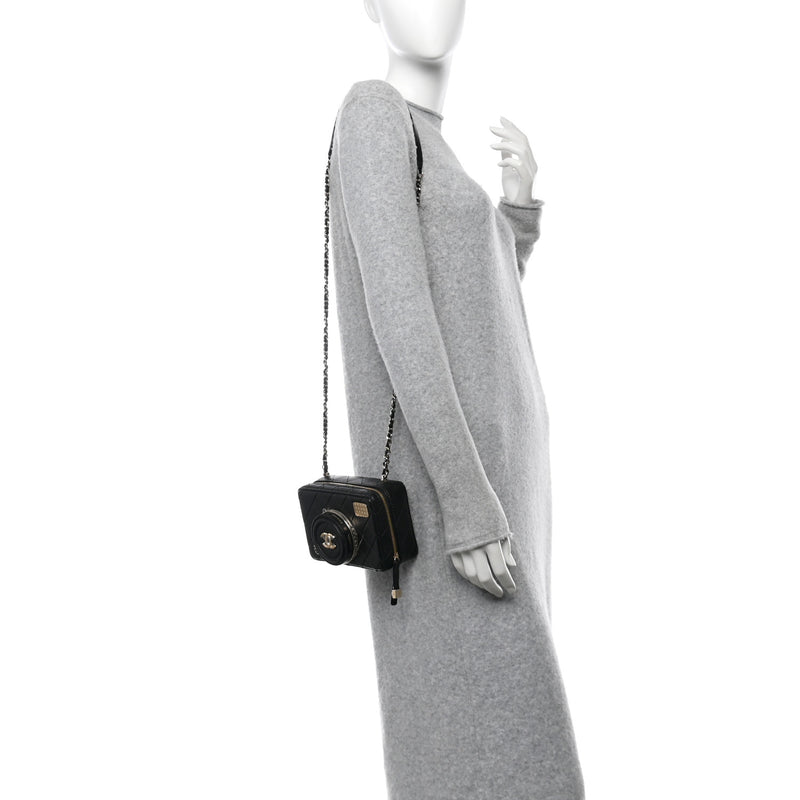 Chanel Lambskin Quilted Coco Click Bag