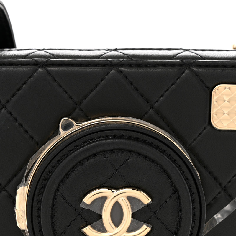 Chanel Lambskin Quilted Coco Click Bag
