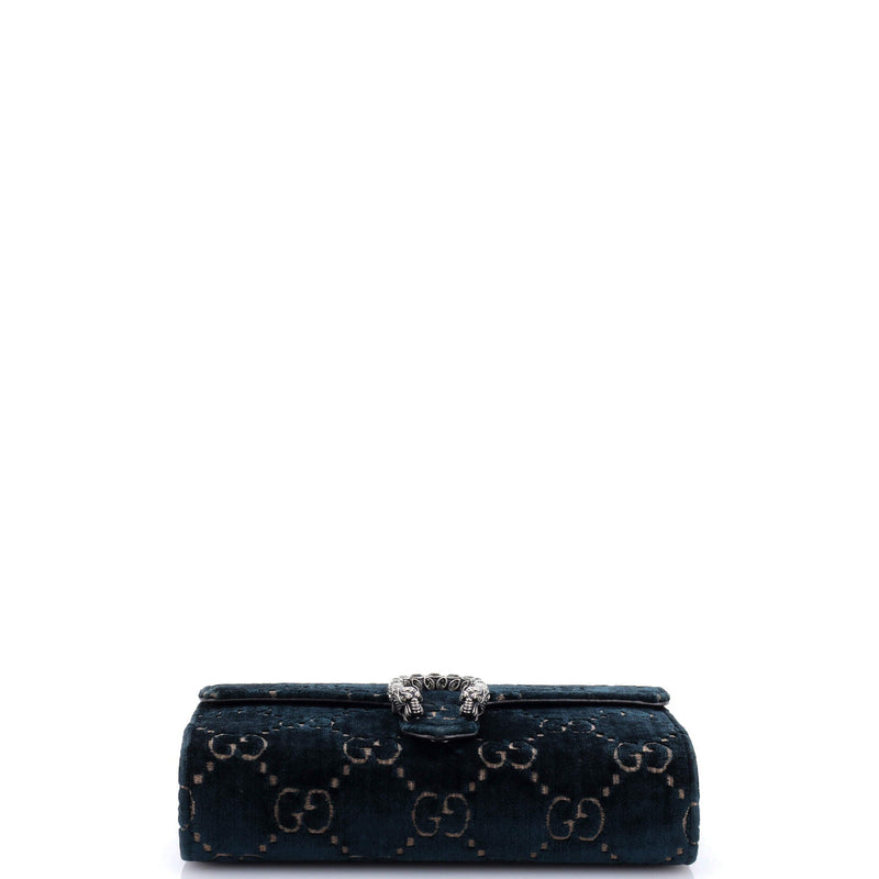 Gucci Dionysus Chain Wallet Gg Velvet
