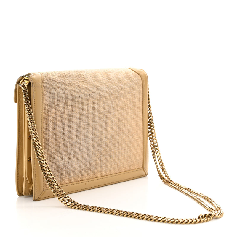 Saint Laurent Canvas Calfskin Classic