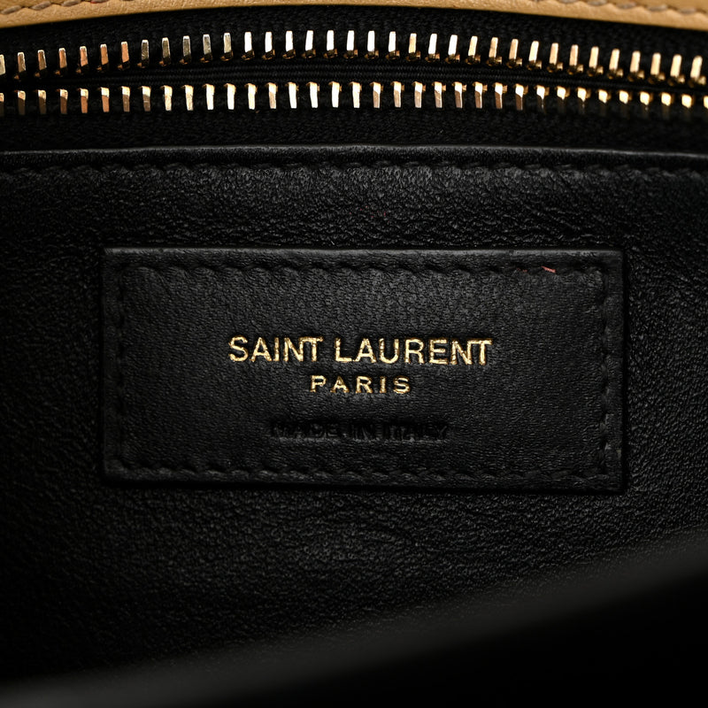 Saint Laurent Canvas Calfskin Classic