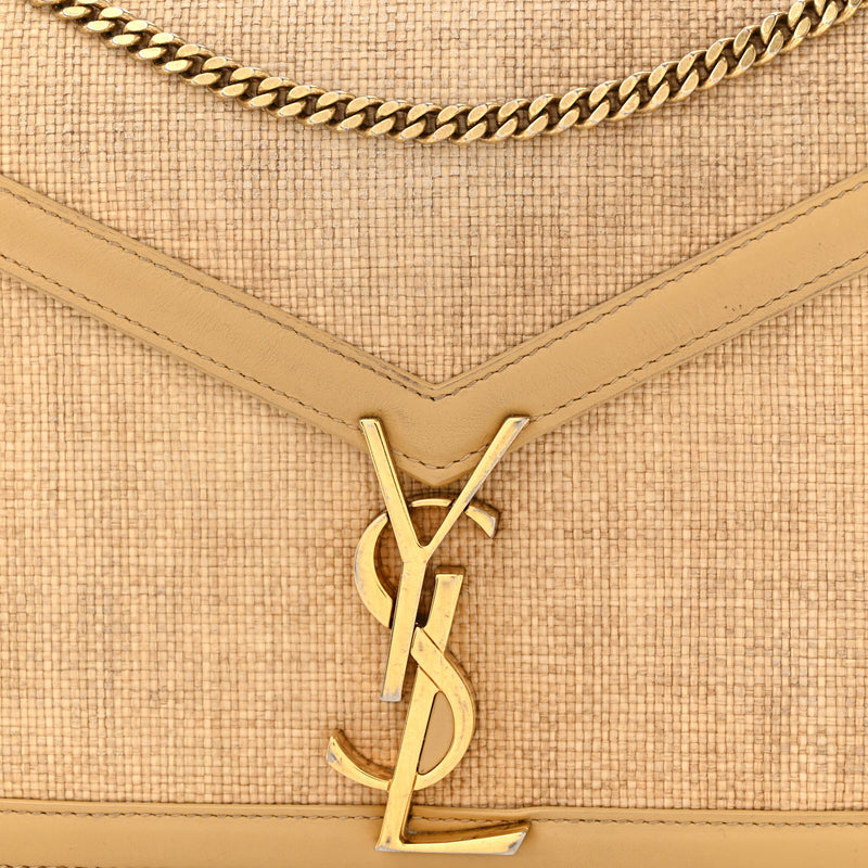 Saint Laurent Canvas Calfskin Classic