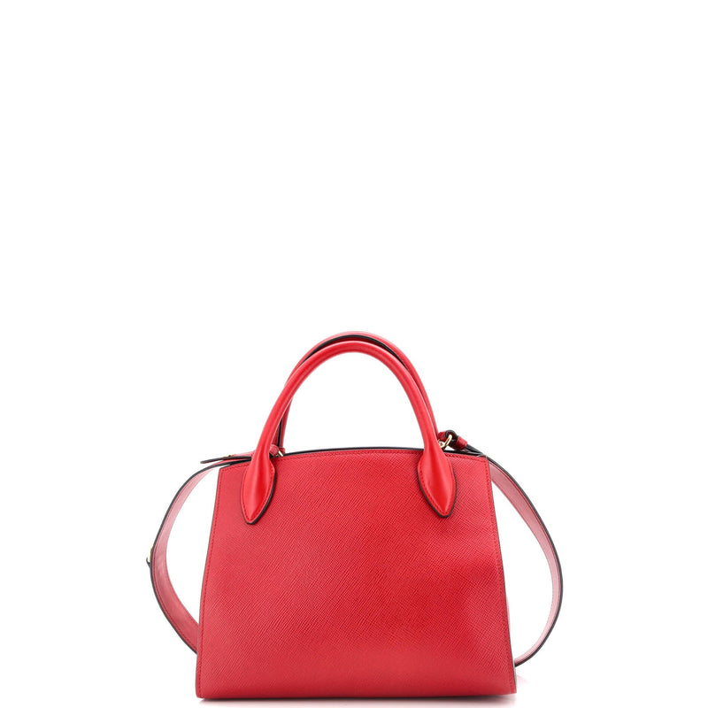 Prada Monochrome Tote Saffiano With City