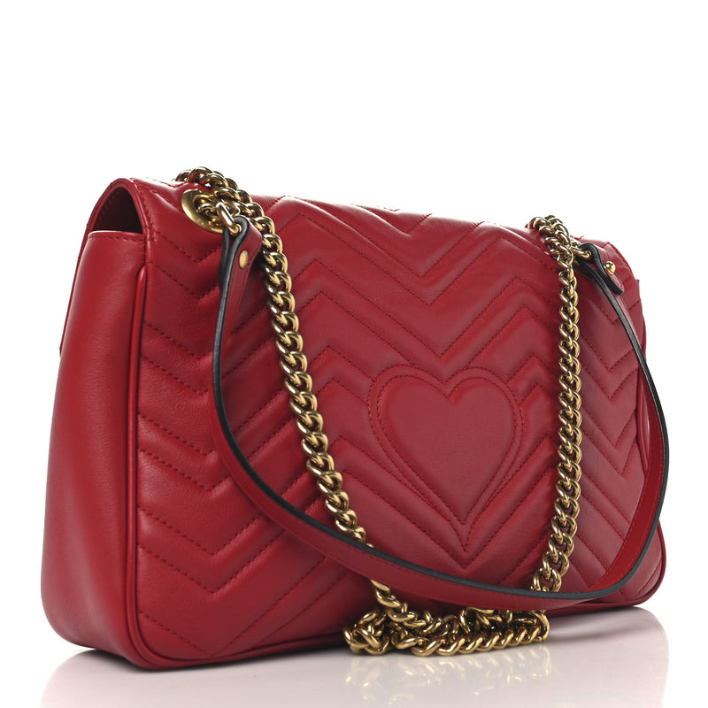 Gucci Calfskin Matelasse Medium Gg