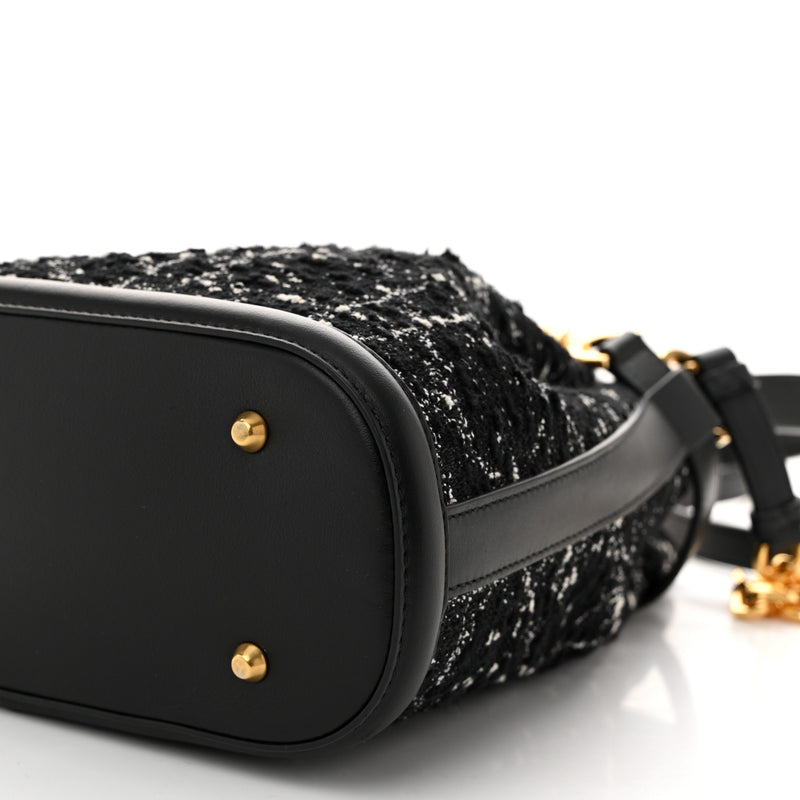 Christian Dior Calfskin Tweed Cannage
