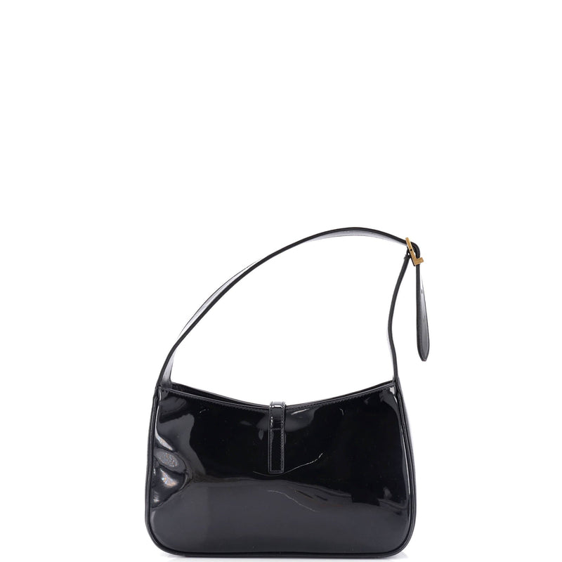 Saint Laurent Le 5 A 7 Hobo Patent Small