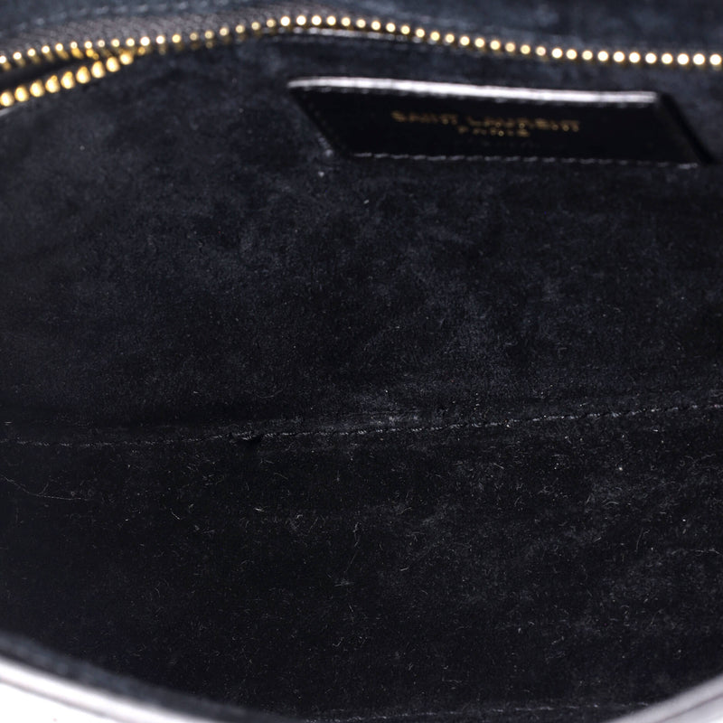 Saint Laurent Le 5 A 7 Hobo Patent Small