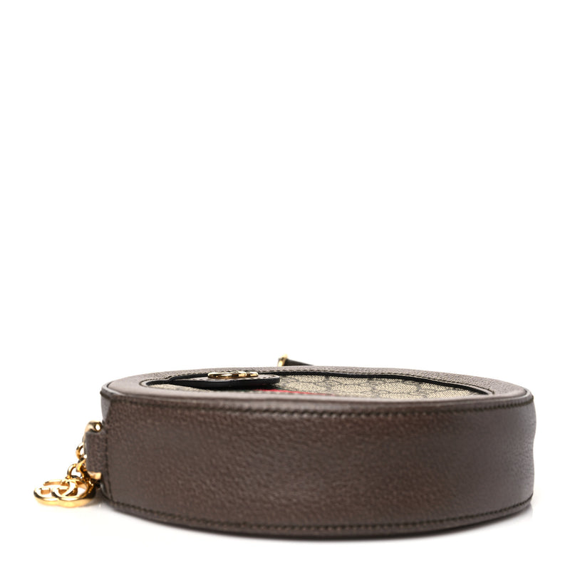 Gucci Gg Supreme Web Mini Ophidia Round