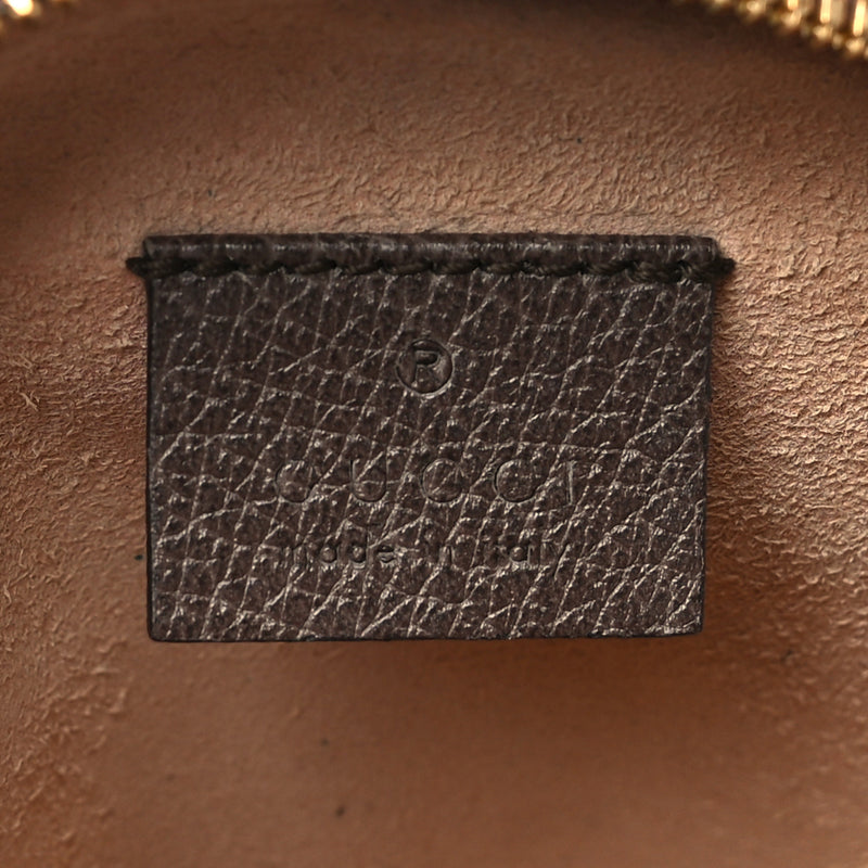 Gucci Gg Supreme Web Mini Ophidia Round