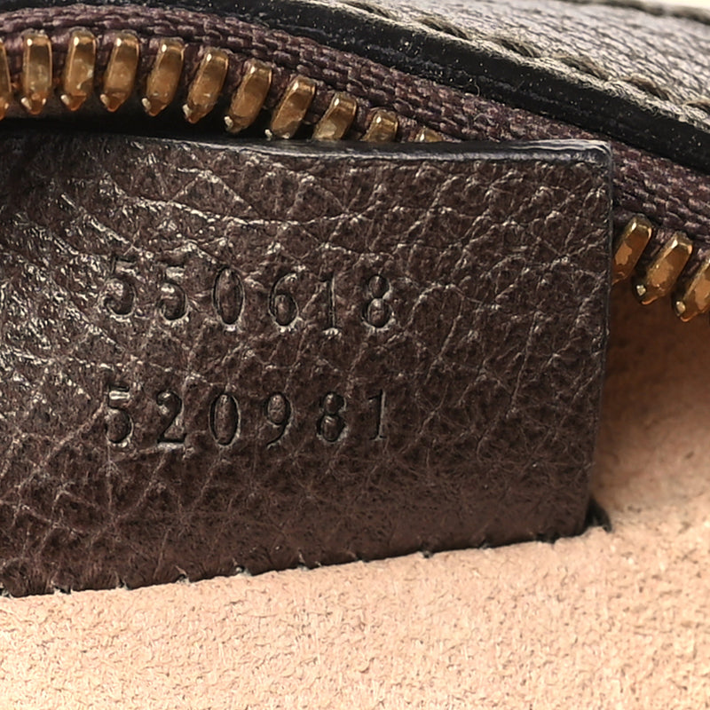 Gucci Gg Supreme Web Mini Ophidia Round