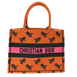 Christian Dior Canvas Embroidered Medium