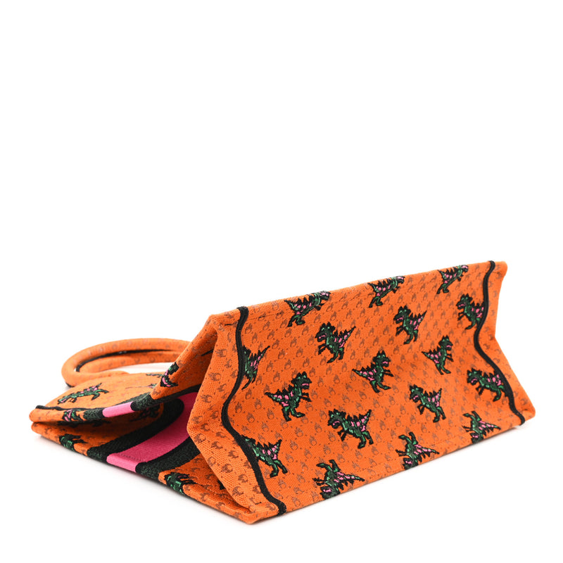 Christian Dior Canvas Embroidered Medium