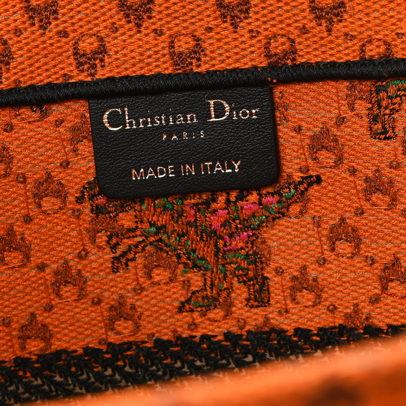 Christian Dior Canvas Embroidered Medium
