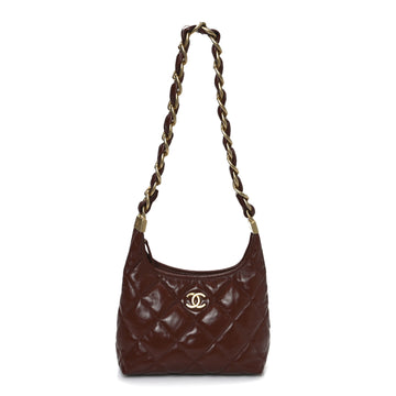 Chanel Shiny Crumpled Lambskin Quilted