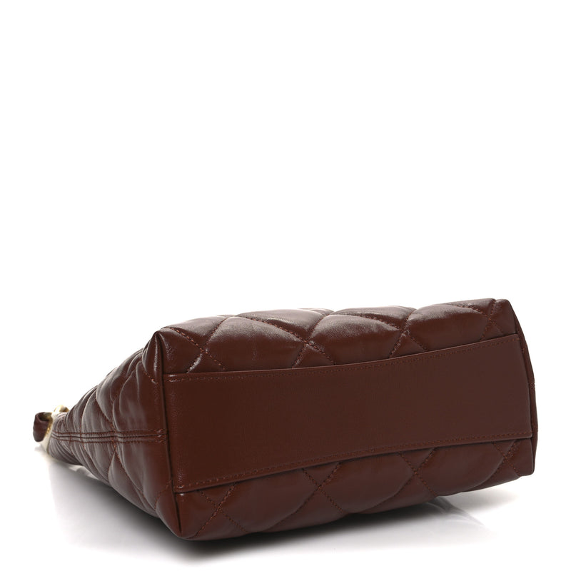 Chanel Shiny Crumpled Lambskin Quilted