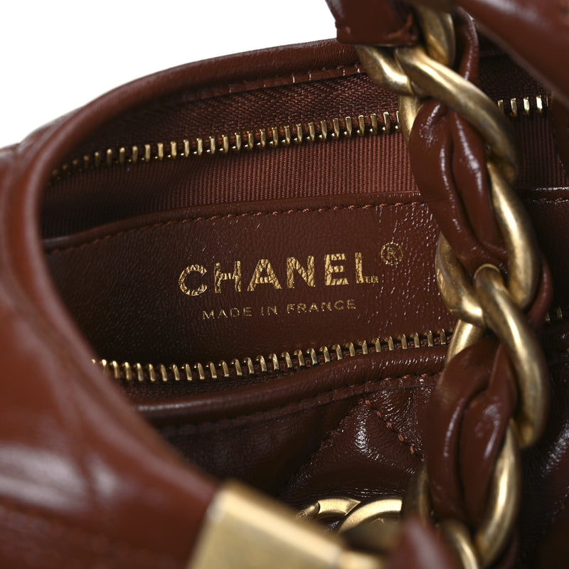 Chanel Shiny Crumpled Lambskin Quilted