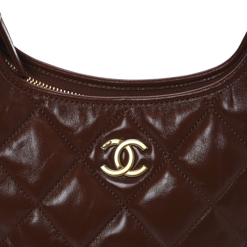 Chanel Shiny Crumpled Lambskin Quilted