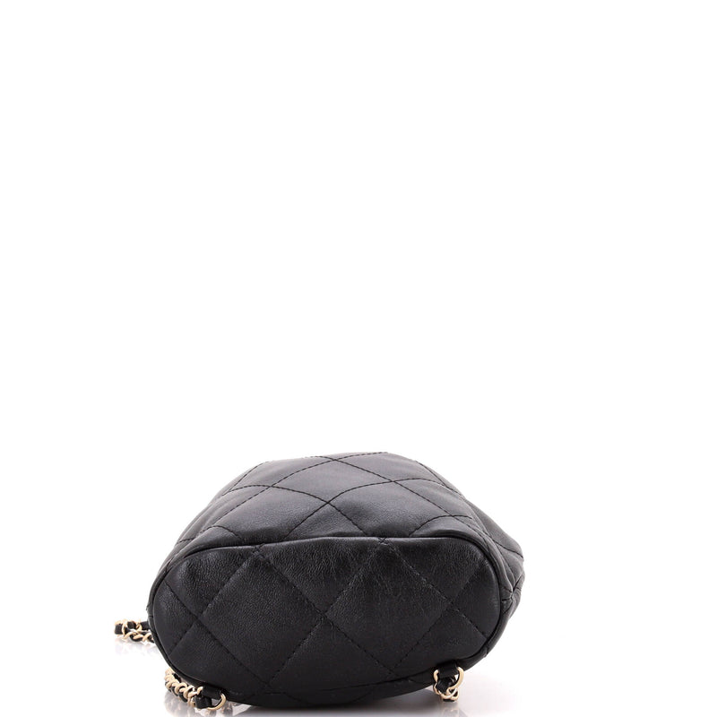 Chanel Logo Script Drawstring Chain