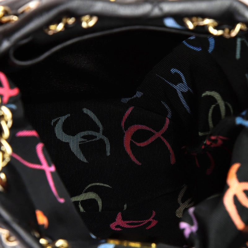 Chanel Logo Script Drawstring Chain