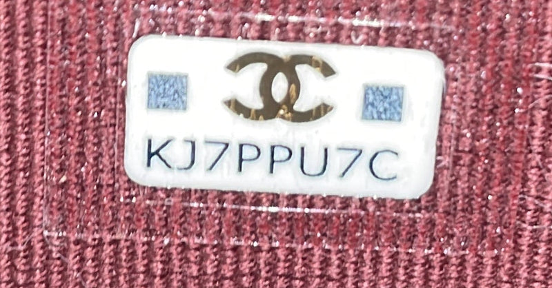 Chanel Flap Zip Around Card Case On