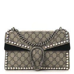 Gucci Gg Supreme Crystal Small Dionysus