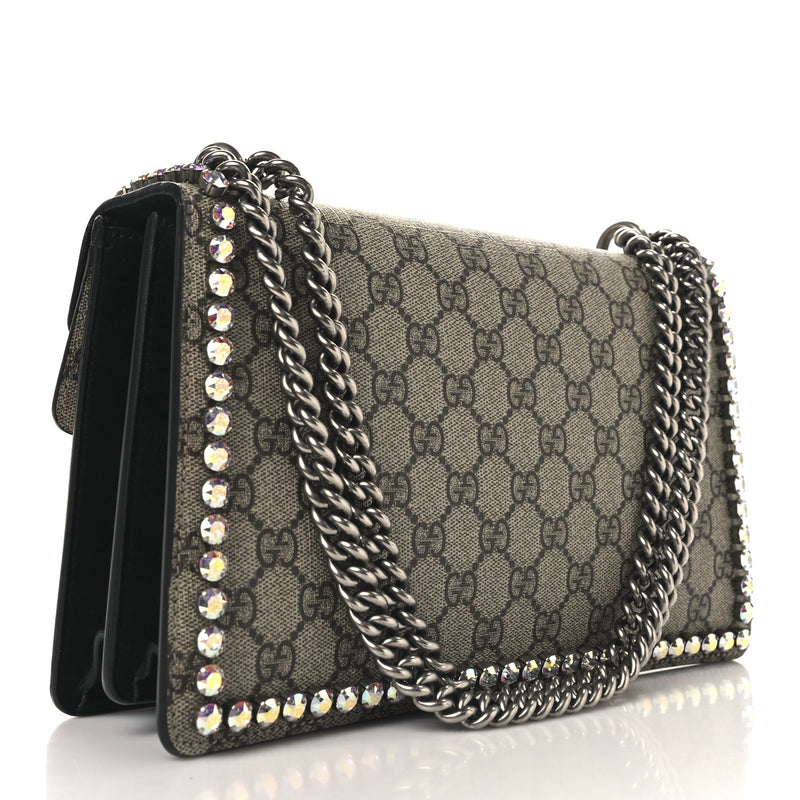 Gucci Gg Supreme Crystal Small Dionysus