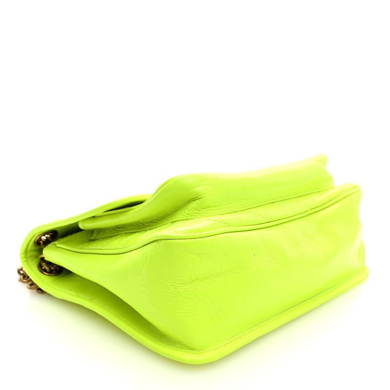 Saint Laurent Crinkled Calfskin