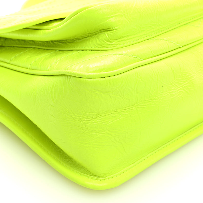 Saint Laurent Crinkled Calfskin