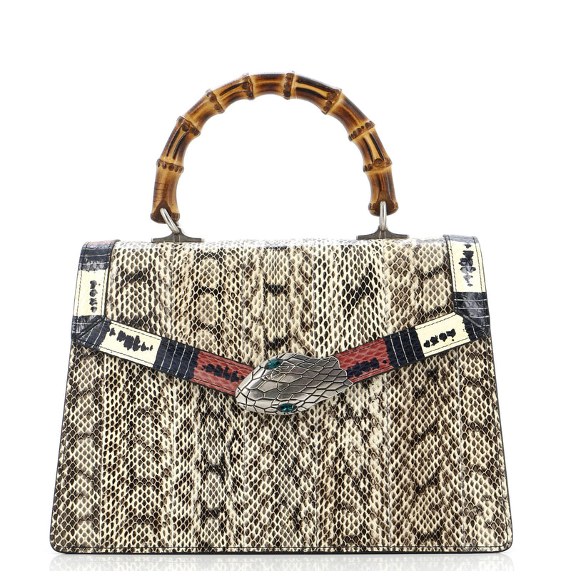 Gucci Lilith Top Handle Bag Snakeskin