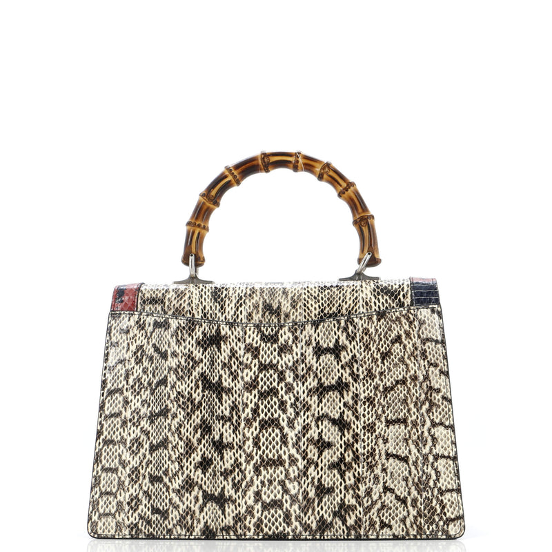 Gucci Lilith Top Handle Bag Snakeskin