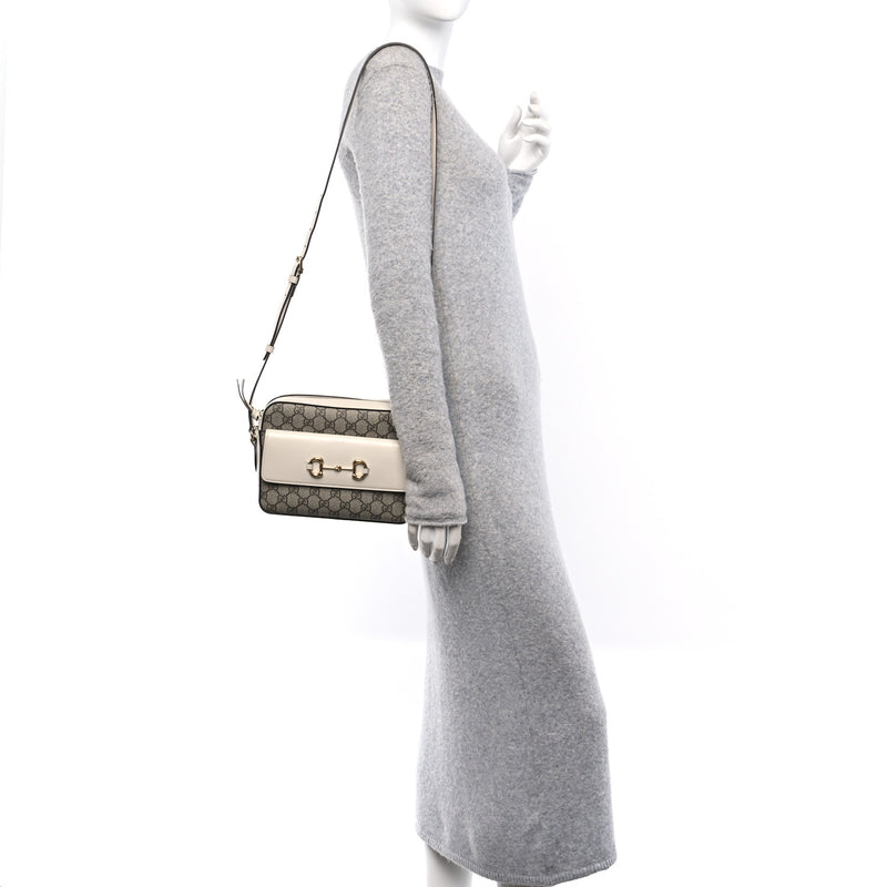 Gucci Gg Supreme Small Horsebit Shoulder