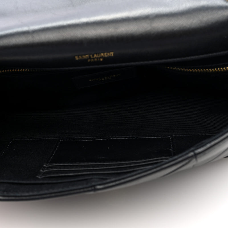 Saint Laurent Lambskin Patchwork Medium