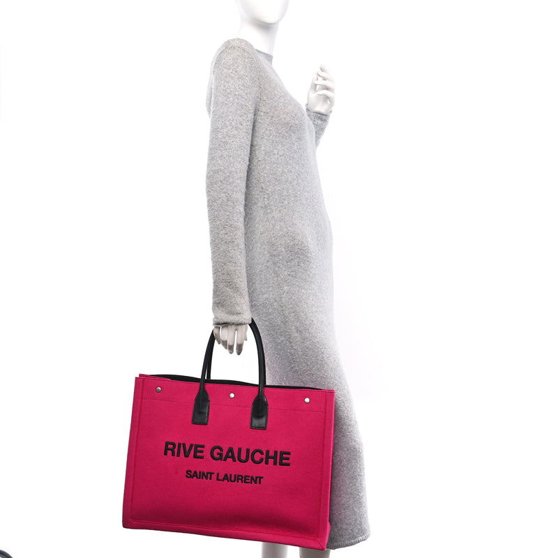 Saint Laurent Wool Rive Gauche Tote