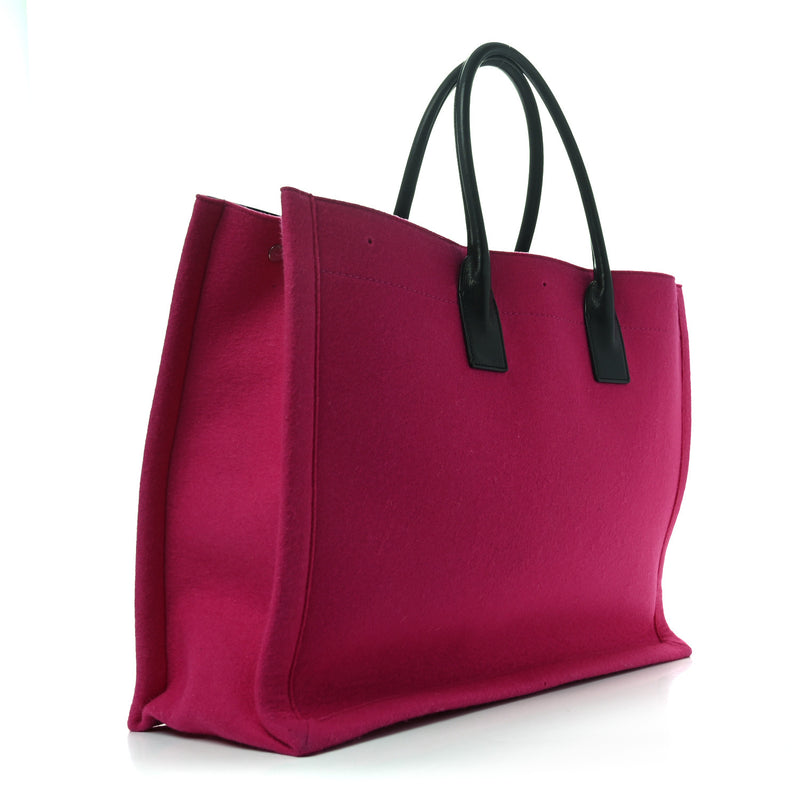 Saint Laurent Wool Rive Gauche Tote