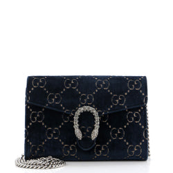 Gucci Dionysus Chain Wallet Gg Velvet