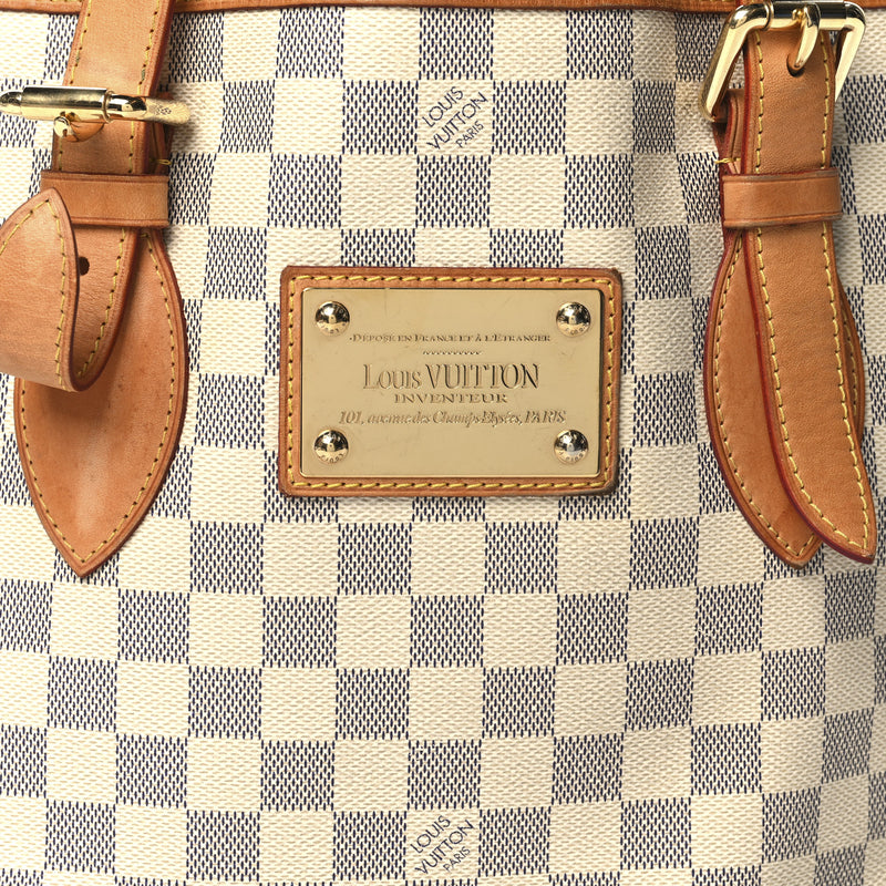 Louis Vuitton Damier Azur Hampstead Mm