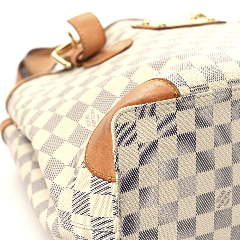 Louis Vuitton Damier Azur Hampstead Mm