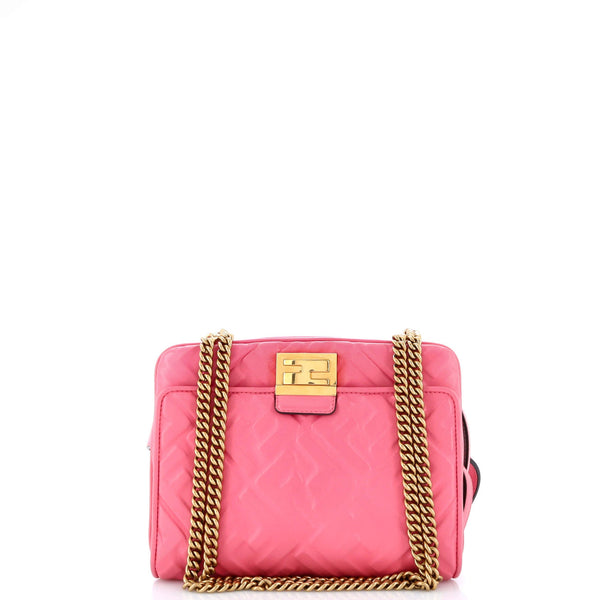 Fendi Upside Down Bag Zucca Embossed