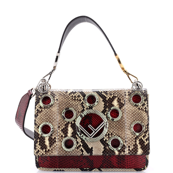 Fendi Kan I F Shoulder Bag Embellished