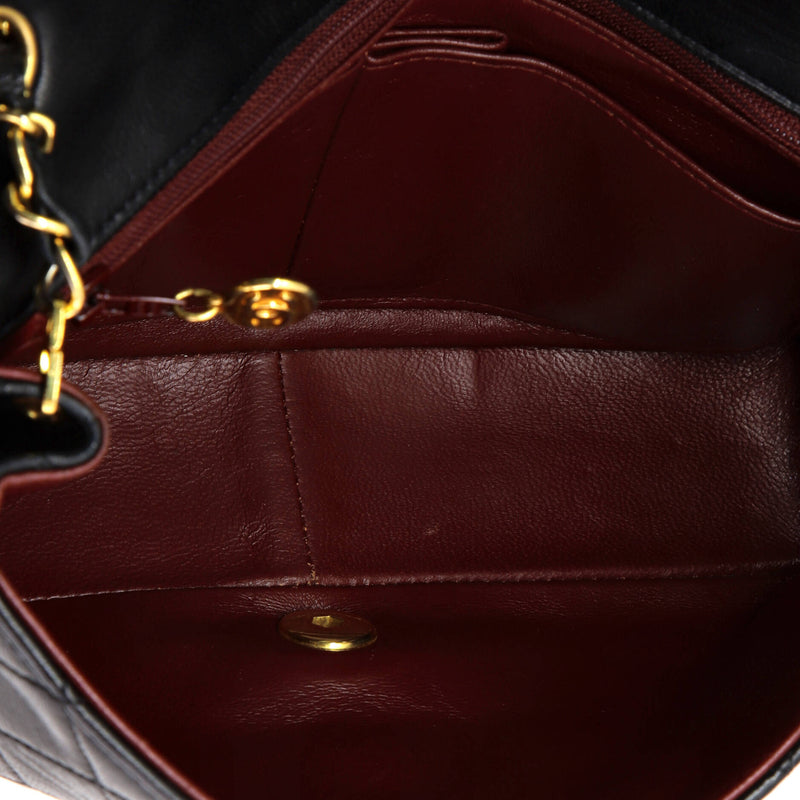 Chanel Vintage Cc Chain Flap Bag Quilted