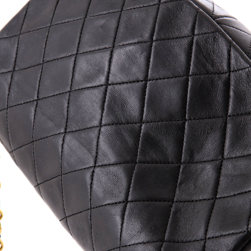 Chanel Vintage Cc Chain Flap Bag Quilted