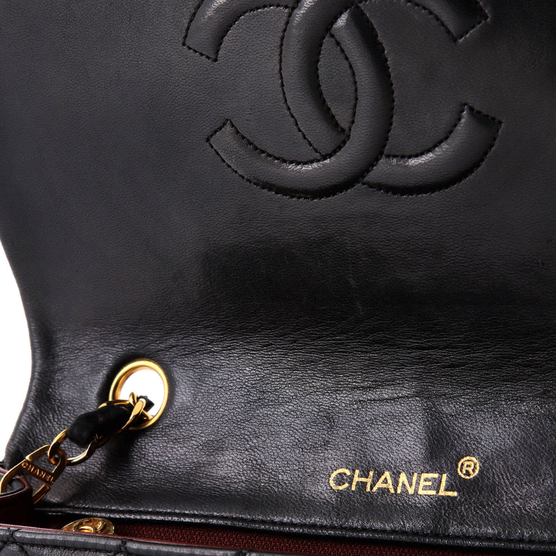 Chanel Vintage Cc Chain Flap Bag Quilted