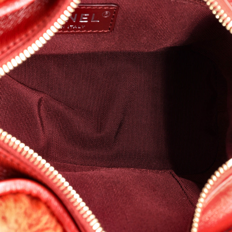 Chanel Gabrielle Hobo Shearling And