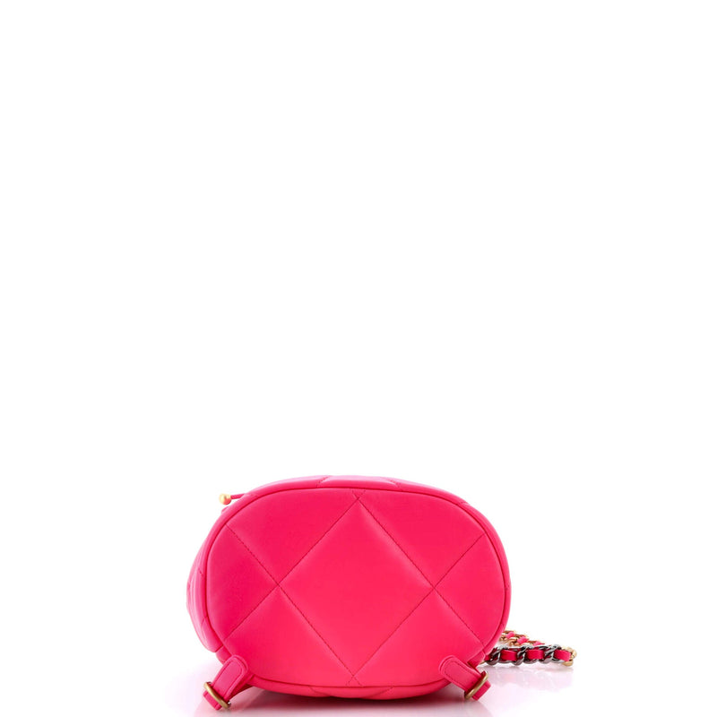 Chanel 19 Flap Backpack Quilted Lambskin